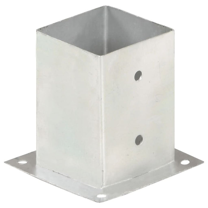 Suporturi stâlp, 4 buc., 101 mm, metal galvanizat - WALTI WALTI