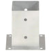 Suporturi stâlp, 4 buc., 101 mm, metal galvanizat - WALTI WALTI