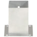 Suporturi stâlp, 4 buc., 101 mm, metal galvanizat - WALTI WALTI