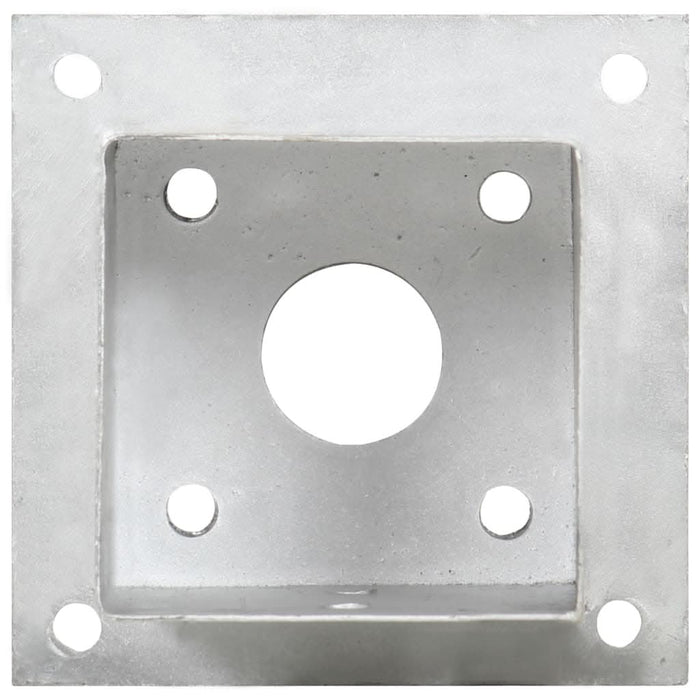 Suporturi stâlp, 4 buc., 101 mm, metal galvanizat - WALTI WALTI