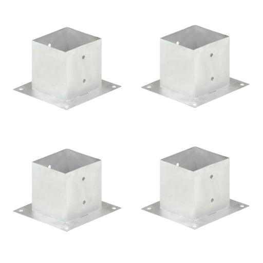 Suporți stâlp, 4 buc., metal galvanizat, 141 mm - WALTI WALTI