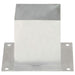 Suporți stâlp, 4 buc., metal galvanizat, 141 mm - WALTI WALTI