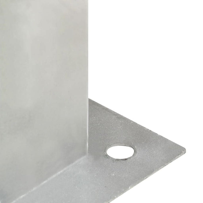 Suporți stâlp, 4 buc., metal galvanizat, 141 mm - WALTI WALTI