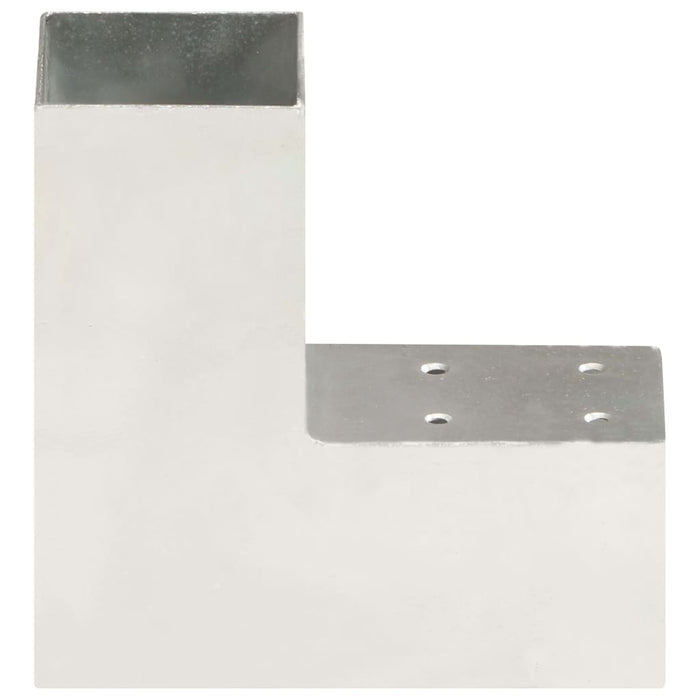 Conectori de grindă, formă L, 4 buc, 71x71 mm, metal galvanizat - WALTI WALTI