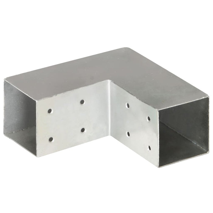Conectori de grindă, formă L, 4 buc, 71x71 mm, metal galvanizat - WALTI WALTI