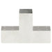 Conector de grindă, formă T, 71 x 71 mm, metal galvanizat - WALTI WALTI