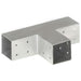 Conector de grindă, formă T, 71 x 71 mm, metal galvanizat - WALTI WALTI