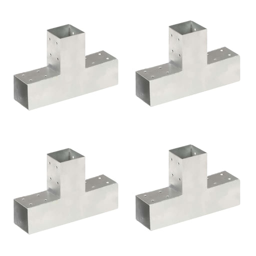 Conectori de grindă, formă T, 4 buc, 71x71 mm, metal galvanizat - WALTI WALTI
