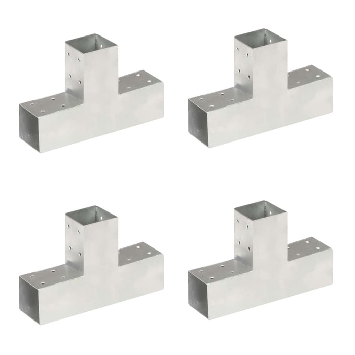 Conectori de grindă, formă T, 4 buc, 71x71 mm, metal galvanizat - WALTI WALTI