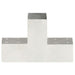 Conectori de grindă, formă T, 4 buc, 71x71 mm, metal galvanizat - WALTI WALTI