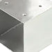 Conectori de grindă, formă T, 4 buc, 71x71 mm, metal galvanizat - WALTI WALTI
