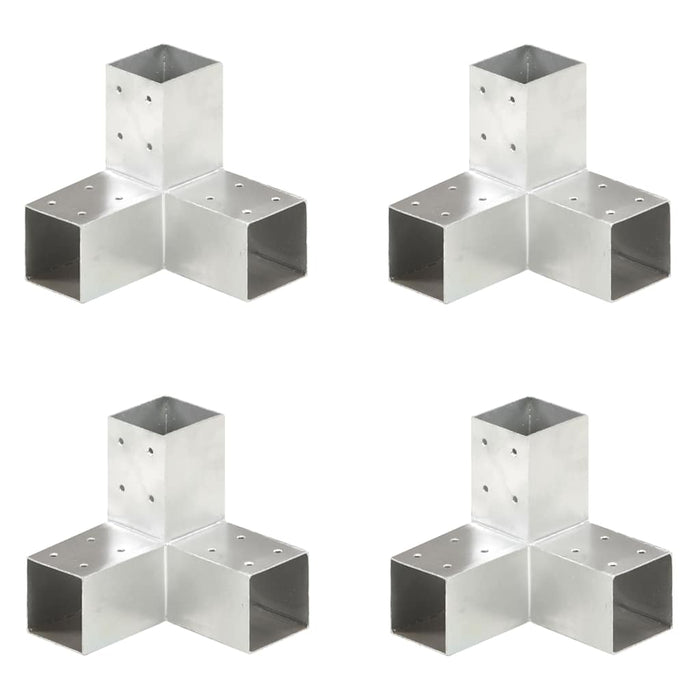 Conectori de grindă, formă Y, 4 buc, 71x71 mm, metal galvanizat - WALTI WALTI