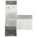 Conectori de grindă, formă Y, 4 buc, 71x71 mm, metal galvanizat - WALTI WALTI