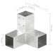 Conectori de grindă, formă Y, 4 buc, 71x71 mm, metal galvanizat - WALTI WALTI