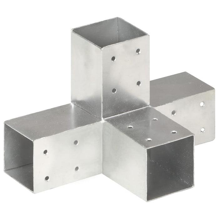Conector de grindă, formă X, 71 x 71 mm, metal galvanizat - WALTI WALTI