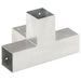 Conector de grindă, formă X, 71 x 71 mm, metal galvanizat - WALTI WALTI