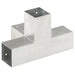 Conectori de grindă, formă X, 4 buc, 71x71 mm, metal galvanizat - WALTI WALTI