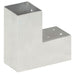 Conector de grindă, formă L, 81 x 81 mm, metal galvanizat - WALTI WALTI