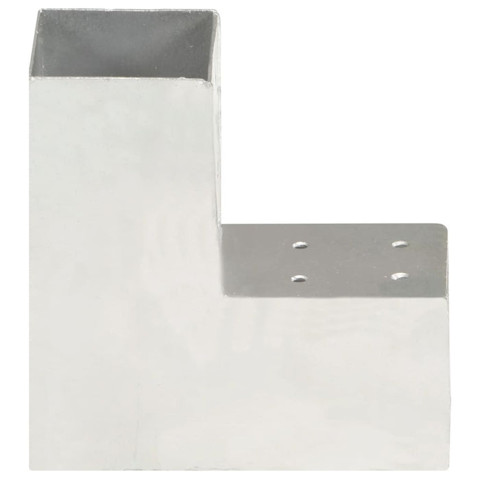 Conectori de grindă, formă L, 4 buc, 81x81 mm, metal galvanizat - WALTI WALTI