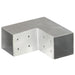 Conectori de grindă, formă L, 4 buc, 81x81 mm, metal galvanizat - WALTI WALTI