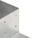 Conectori de grindă, formă L, 4 buc, 81x81 mm, metal galvanizat - WALTI WALTI