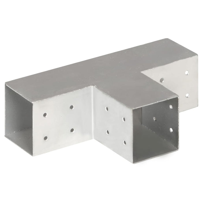 Conectori de grindă, formă T, 4 buc, 81x81 mm, metal galvanizat - WALTI WALTI