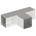 Conectori de grindă, formă T, 4 buc, 81x81 mm, metal galvanizat - WALTI WALTI
