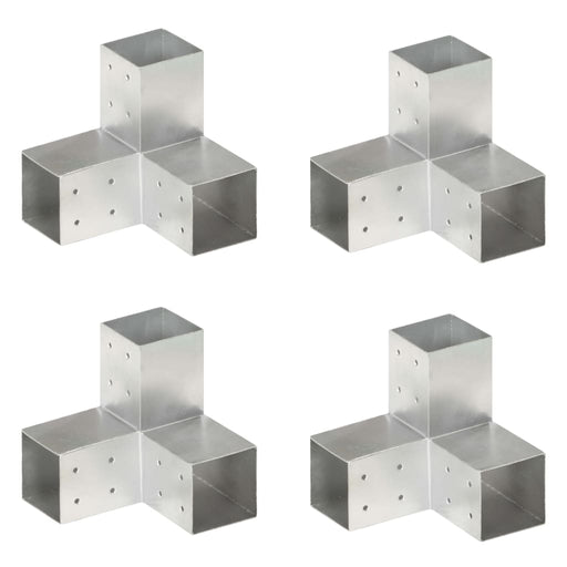 Conectori de grindă, formă Y, 4 buc, 81x81 mm, metal galvanizat - WALTI WALTI