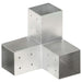 Conectori de grindă, formă Y, 4 buc, 81x81 mm, metal galvanizat - WALTI WALTI