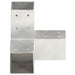 Conectori de grindă, formă Y, 4 buc, 81x81 mm, metal galvanizat - WALTI WALTI