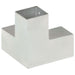 Conectori de grindă, formă Y, 4 buc, 81x81 mm, metal galvanizat - WALTI WALTI