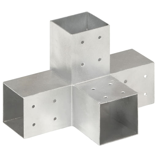 Conector de grindă, formă X, 81 x 81 mm, metal galvanizat - WALTI WALTI