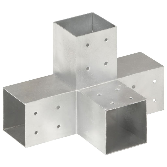 Conector de grindă, formă X, 81 x 81 mm, metal galvanizat - WALTI WALTI