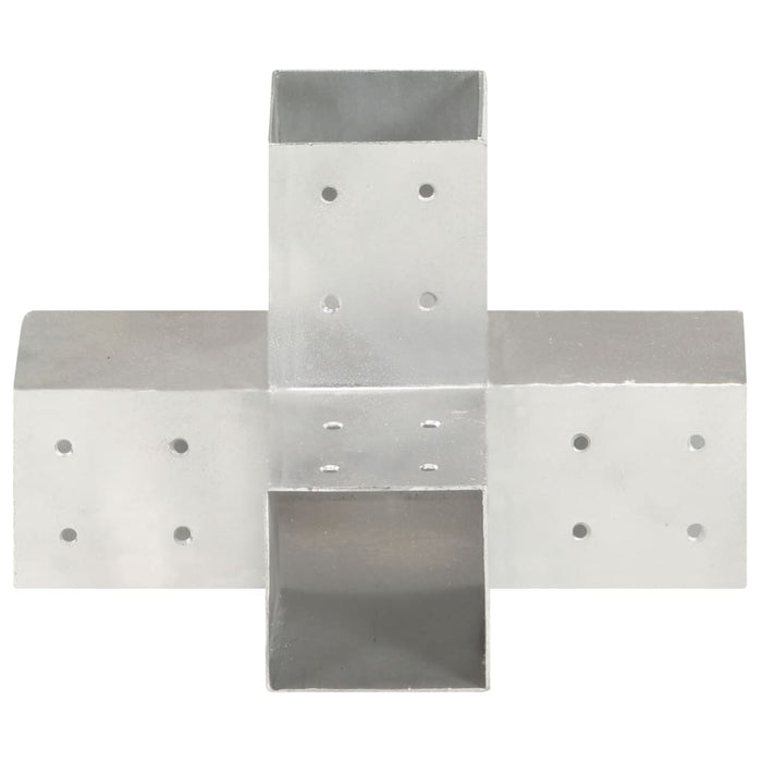 Conector de grindă, formă X, 81 x 81 mm, metal galvanizat - WALTI WALTI