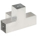 Conector de grindă, formă X, 81 x 81 mm, metal galvanizat - WALTI WALTI