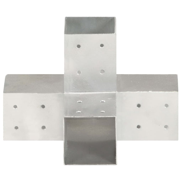 Conectori de grindă, formă X, 4 buc, 81x81 mm, metal galvanizat - WALTI WALTI