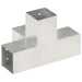 Conectori de grindă, formă X, 4 buc, 81x81 mm, metal galvanizat - WALTI WALTI