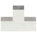 Conector de grindă, formă T, 91 x 91 mm, metal galvanizat - WALTI WALTI