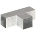 Conector de grindă, formă T, 91 x 91 mm, metal galvanizat - WALTI WALTI