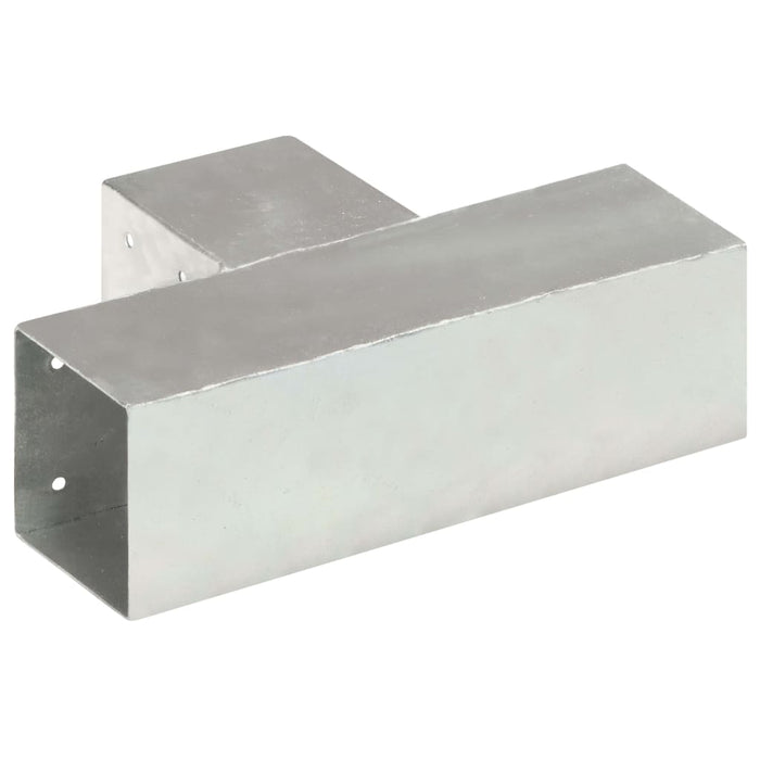 Conectori de grindă, 4 buc, formă T, 91x91 mm, metal galvanizat - WALTI WALTI