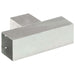 Conectori de grindă, 4 buc, formă T, 91x91 mm, metal galvanizat - WALTI WALTI