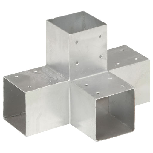 Conector de grindă, formă X, 91 x 91 mm, metal galvanizat - WALTI WALTI