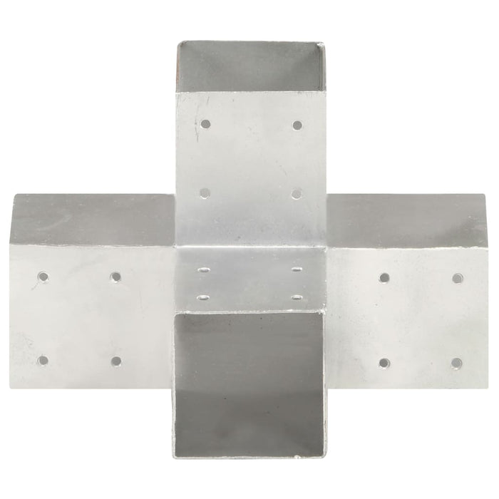 Conector de grindă, formă X, 91 x 91 mm, metal galvanizat - WALTI WALTI