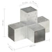 Conector de grindă, formă X, 91 x 91 mm, metal galvanizat - WALTI WALTI