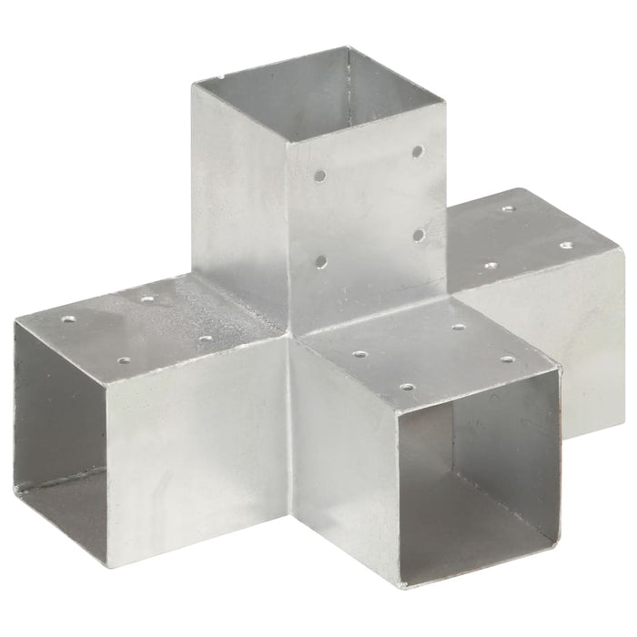 Conectori de grindă, formă X, 4 buc, 91x91 mm, metal galvanizat - WALTI WALTI
