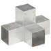 Conectori de grindă, formă X, 4 buc, 91x91 mm, metal galvanizat - WALTI WALTI