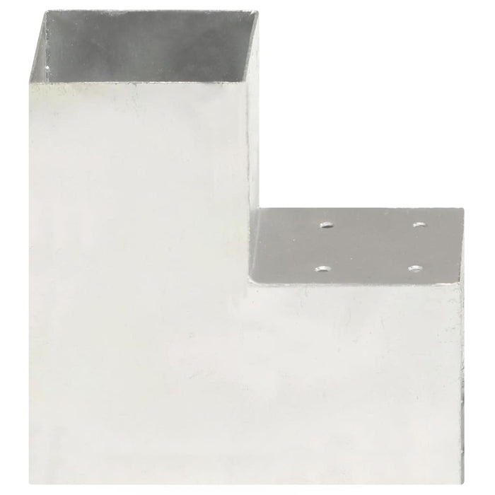 Conectori grindă, formă L, 4 buc, 101x101 mm, metal galvanizat - WALTI WALTI