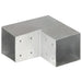 Conectori grindă, formă L, 4 buc, 101x101 mm, metal galvanizat - WALTI WALTI