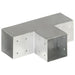 Conector de grindă, formă T, 101 x 101 mm, metal galvanizat - WALTI WALTI