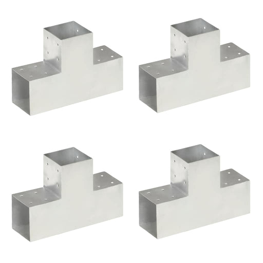 Conectori grindă, formă T, 4 buc, 101x101 mm, metal galvanizat - WALTI WALTI